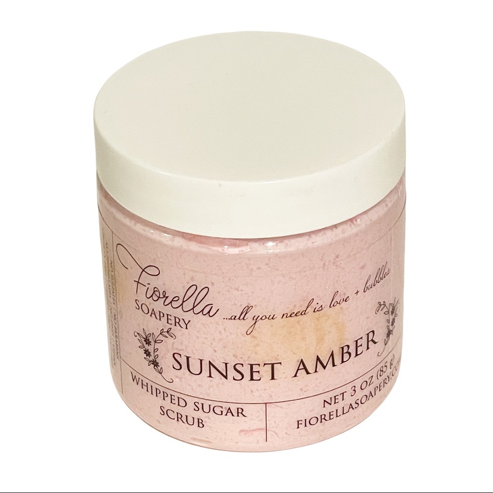 Fiorella Sunset Amber Whipped Sugar‎ Scrub 3oz New Body Scrub